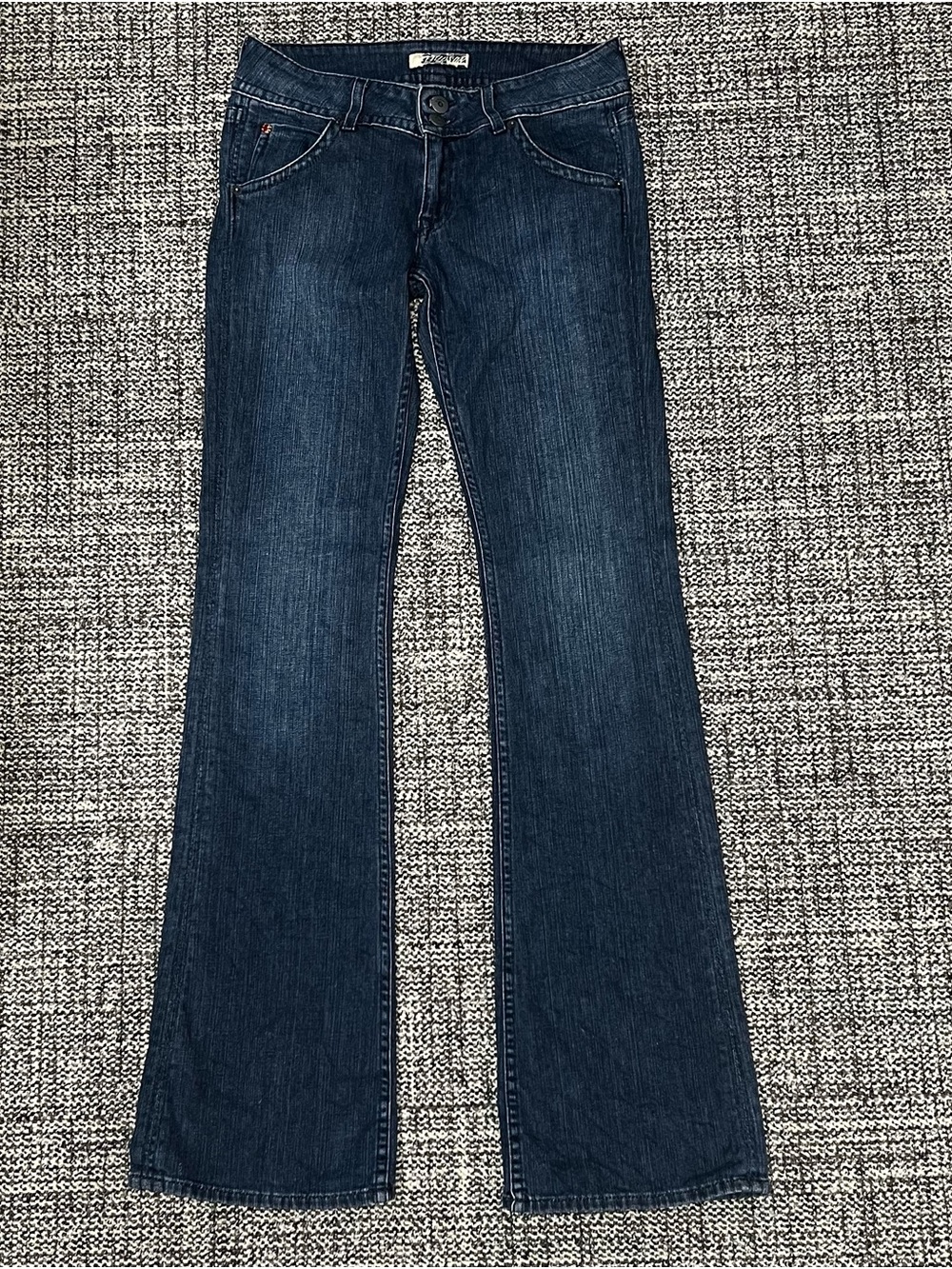 Hudson Vintage Y2K Jeans Deep Indigo Bootcut Low-rise Women's Jeans